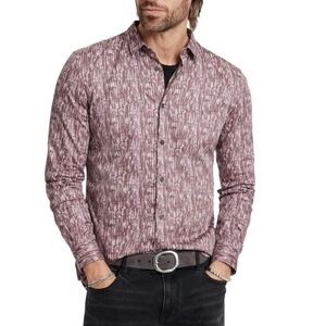 NWT John Varvatos The Ross shirt lg button down in worn mauve size XXL